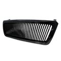 Overtime Vertical Front Grille for 04 to 08 Ford F150; Black - 15 x 17 x 47 in. OV520942